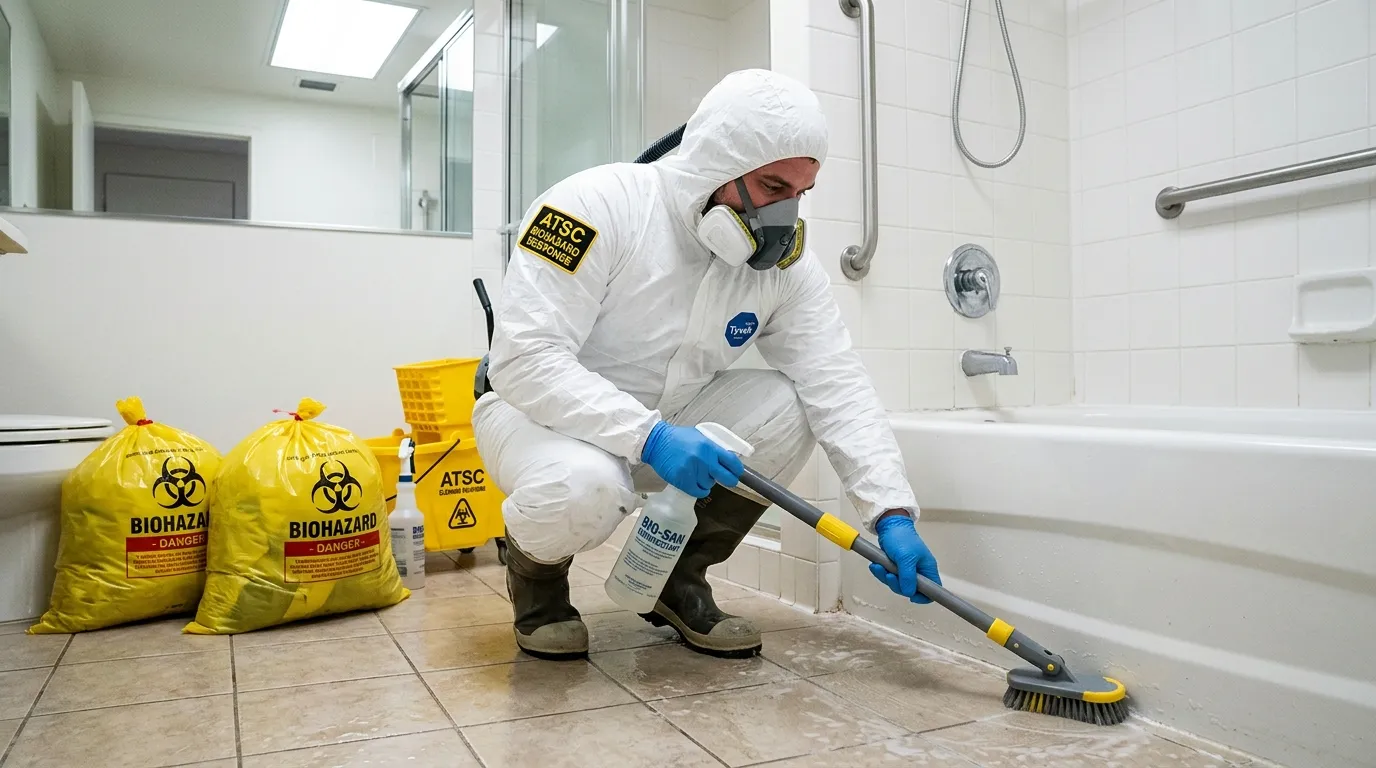 Decontamination equipment deployed for Blood Cleanup in Upper Saddle River